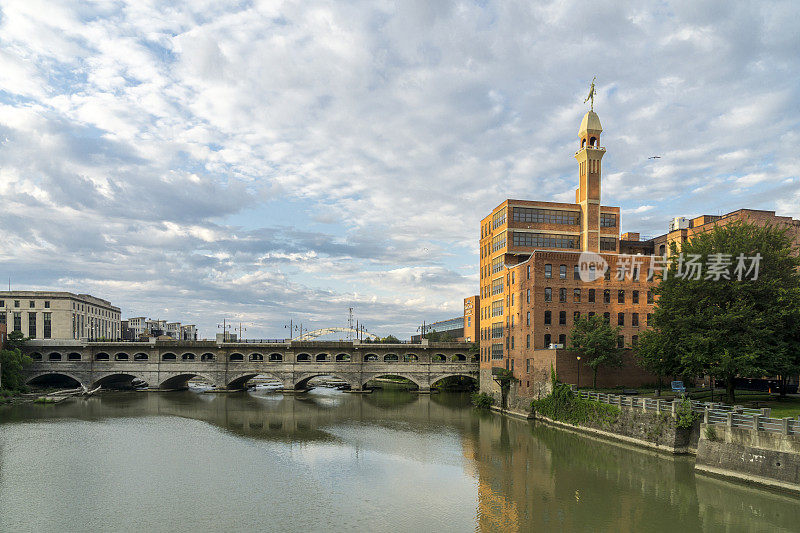 美国罗切斯特纽约的Genessee River